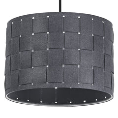 4099854459344 - Dekorativní závěsné svítidlo z plsti s tkaným designem, Ø280 mm, E27, tmavě šedé - Závěsné - LEDVANCE e - shop