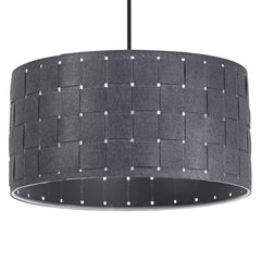 4099854459368 - Dekorativní závěsné svítidlo z plsti s tkaným designem, Ø380 mm, E27, tmavě šedé - Závěsné - LEDVANCE e - shop