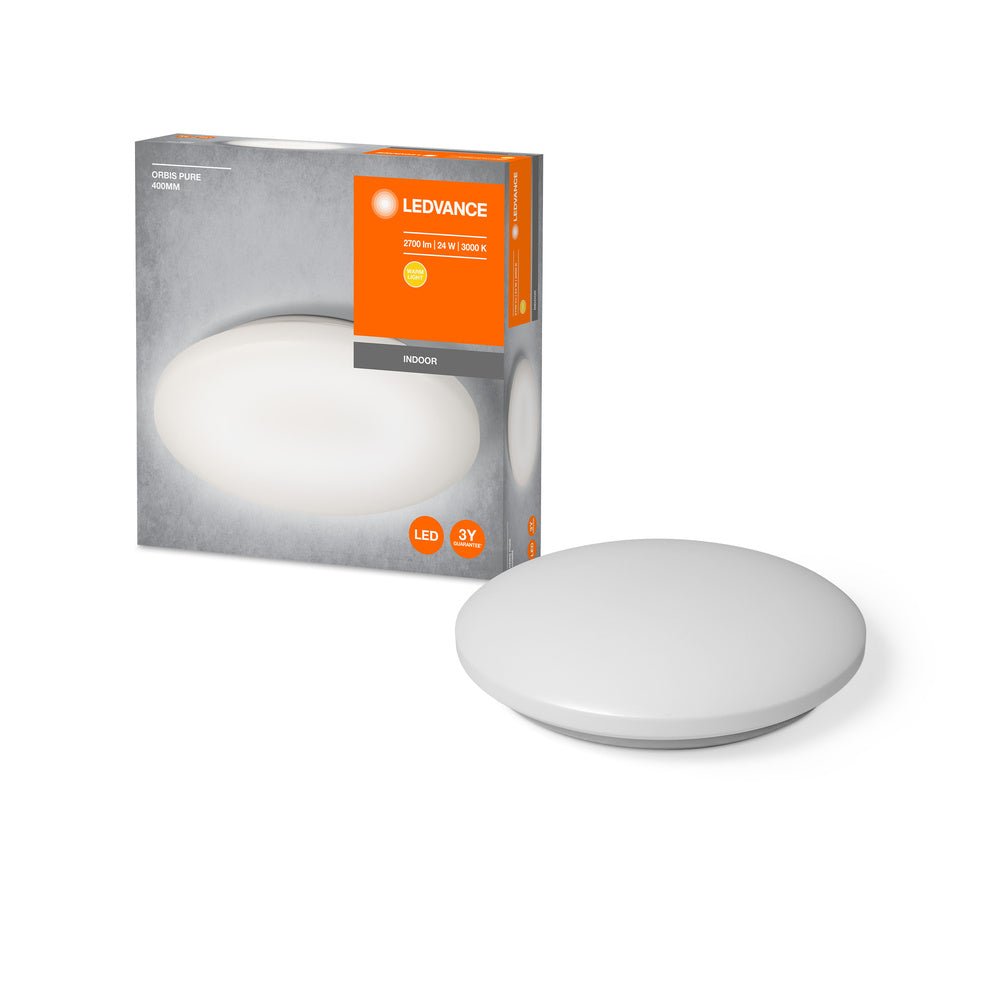 Designové LED stropní světlo ORBIS PURE 400, teplá bílá
