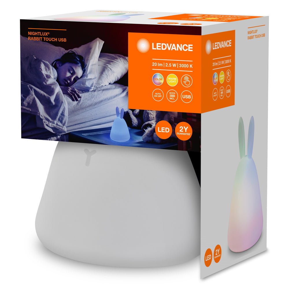 4058075602113 - Dětské dotykové LED RGBW noční světlo NIGHTLUX TOUCH Rabbit - Orientační svítidlo - LEDVANCE e - shop