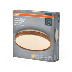 4099854446160 - Dřevěné LED stropní svítidlo 295 mm ORBIS, teplá bílá OSRAM - Stropní svítidlo - LEDVANCE e - shop