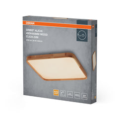 4099854446092 - Dřevěné LED stropní svítidlo 495x495 mm ORBIS, teplá bílá OSRAM - Stropní svítidlo - LEDVANCE e - shop