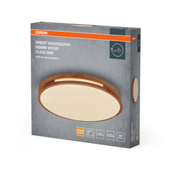 4099854450884 - Dřevěné LED stropní svítidlo 500 mm ORBIS, teplá bílá OSRAM - Stropní svítidlo - LEDVANCE e - shop