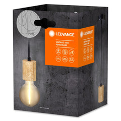 4099854092503 - Dřevěné stropní svítidlo E27 max 15 W VINTAGE PENDULUM - Lustr - LEDVANCE e - shop