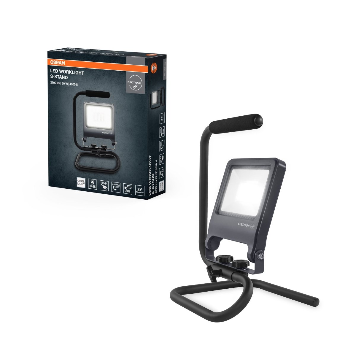 4099854572074 - Flexibilní LED pracovní světlo 30 W S - STAND studená bílá OSRAM - Pracovní svítidlo - LEDVANCE e - shop