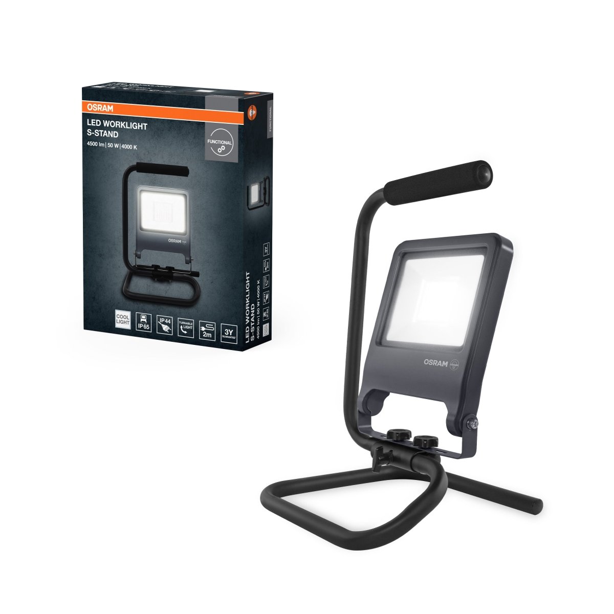 4099854572098 - Flexibilní LED pracovní světlo 50 W S - STAND studená bílá OSRAM - Pracovní svítidlo - LEDVANCE e - shop