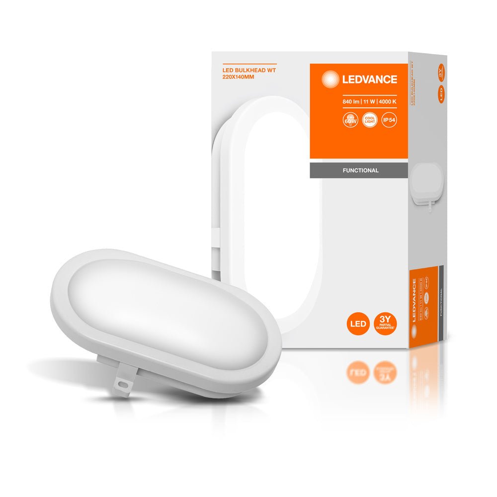Funkční venkovní LED svítidlo BULKHEAD 11W IP54, bílé