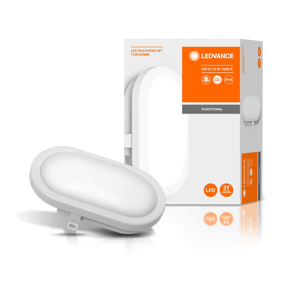 Funkční venkovní LED svítidlo BULKHEAD 6W IP54, bílé