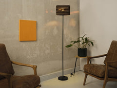 4099854453953 - Hnědá dekorativní stojací lampa E27 Cylinder - Stojací lampa - LEDVANCE e - shop