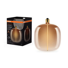 4058075836389 - Hnědá LED žárovka E27 4W VINTAGE OVAL, teplá bílá - Žárovka - LEDVANCE e - shop