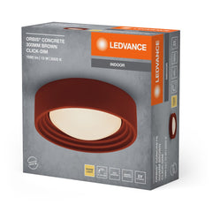 4099854278822 - Hnědé stropní svítidlo 13W ORBIS 300mm, teplá bílá - Stropní svítidlo - LEDVANCE e - shop