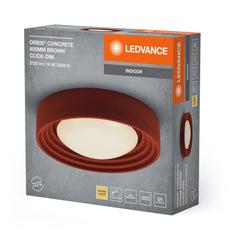 4099854278846 - Hnědé stropní svítidlo 18W ORBIS 400mm, teplá bílá - Stropní svítidlo - LEDVANCE e - shop