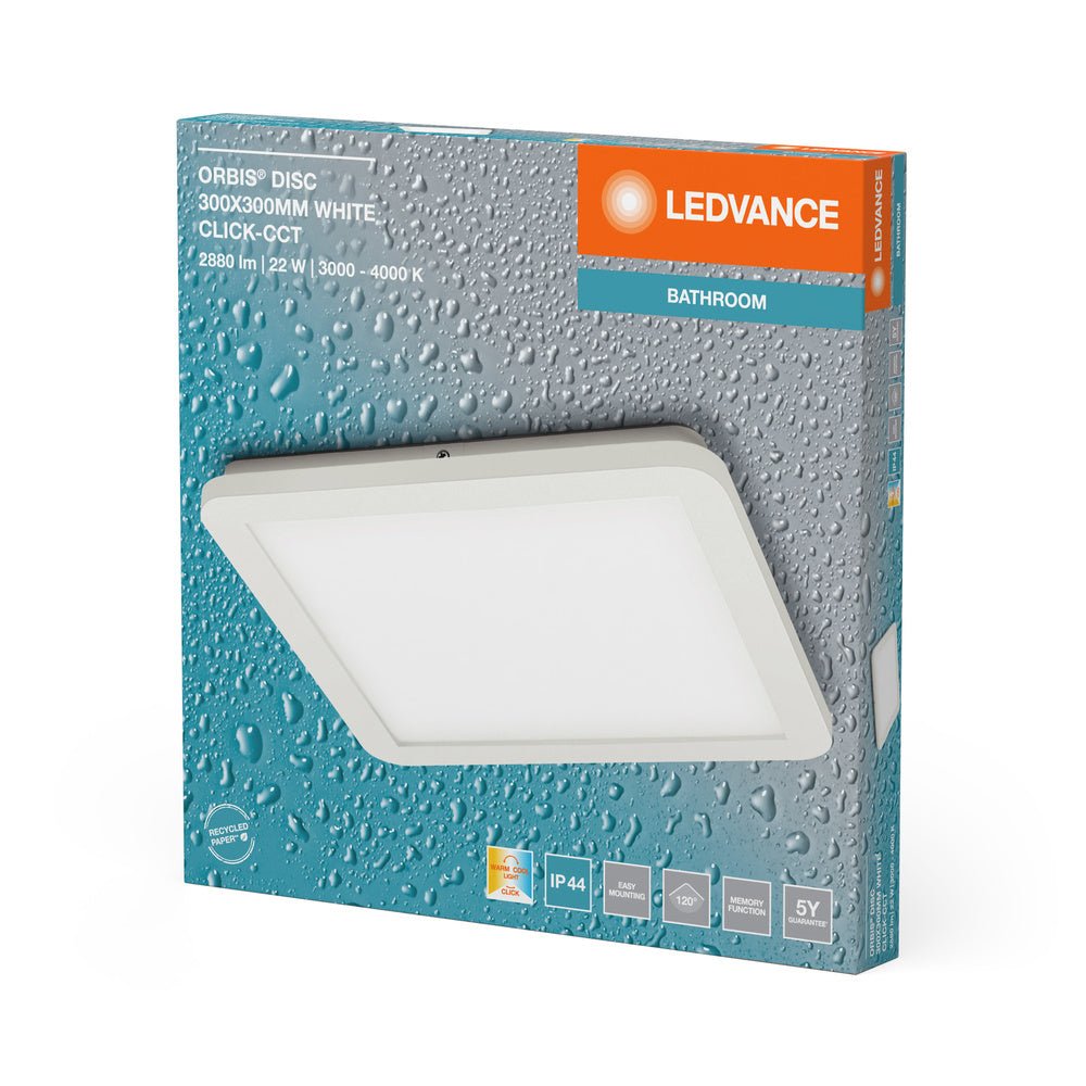 4099854279676 - Koupelnové bílé stropní svítidlo 300x300 ORBIS, laditelná bílá - Stropní svítidlo - LEDVANCE e - shop