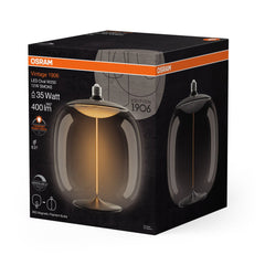 4058075836327 - Kouřová LED žárovka E27 12W VINTAGE OVAL, teplá bílá - Žárovka - LEDVANCE e - shop