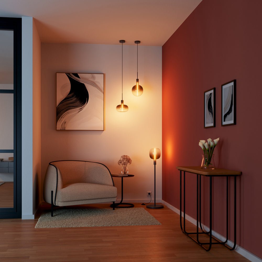 4058075836501 - Kouřová LED žárovka E27 4.8W VINTAGE GLOBE, teplá bílá - Žárovka - LEDVANCE e - shop