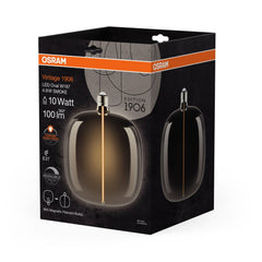 4058075836464 - Kouřová LED žárovka E27 4.8W VINTAGE OVAL, teplá bílá - Žárovka - LEDVANCE e - shop
