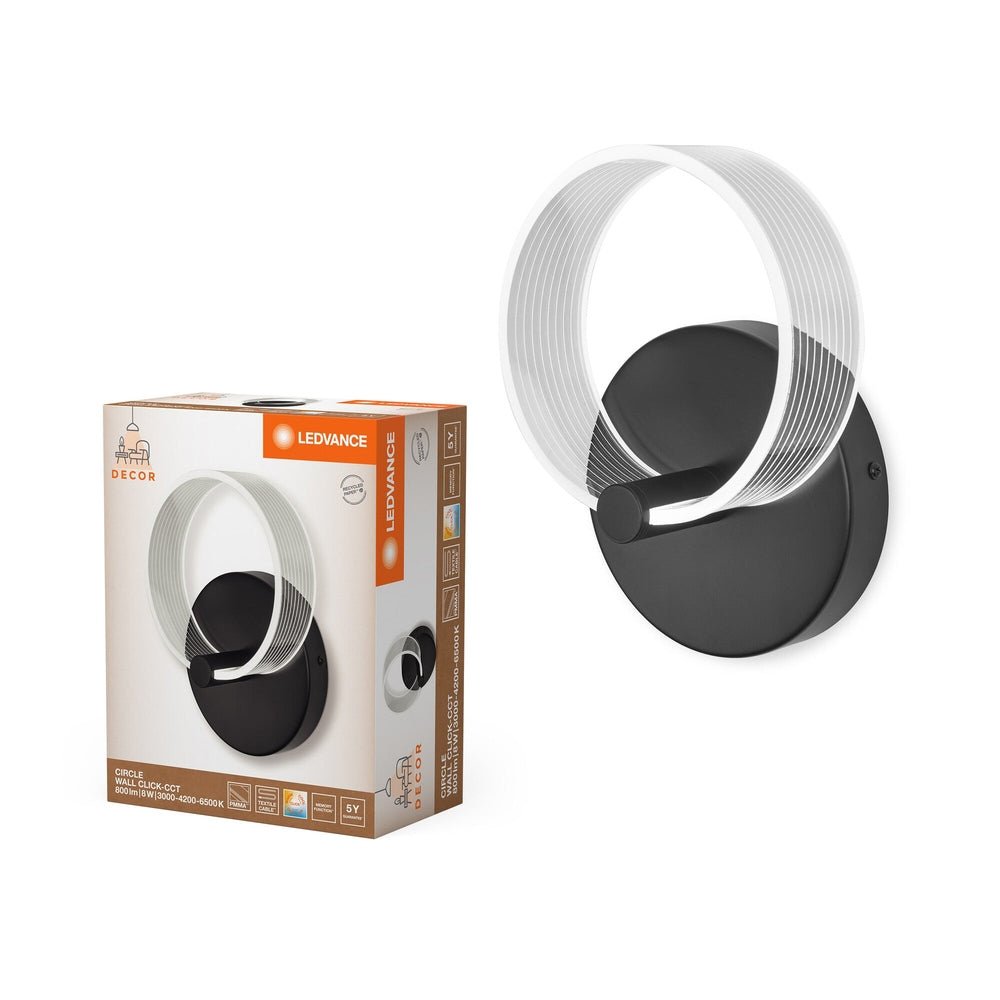 Kruhové nástěnné svítidlo 8 W CIRCLE WALL, laditelná bílá