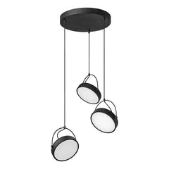 4058075846586 - Kruhové závěsné svítidlo Puck (3 svítidla), 36W, Teplá bílá, Černé - Czechia LEDVANCE e - shop