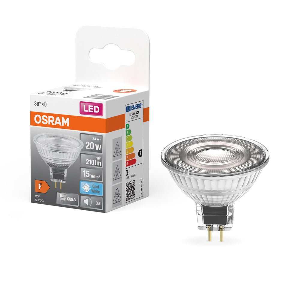 Kvalitní LED bodovka GU5.3 2,6 W STAR, studená bílá