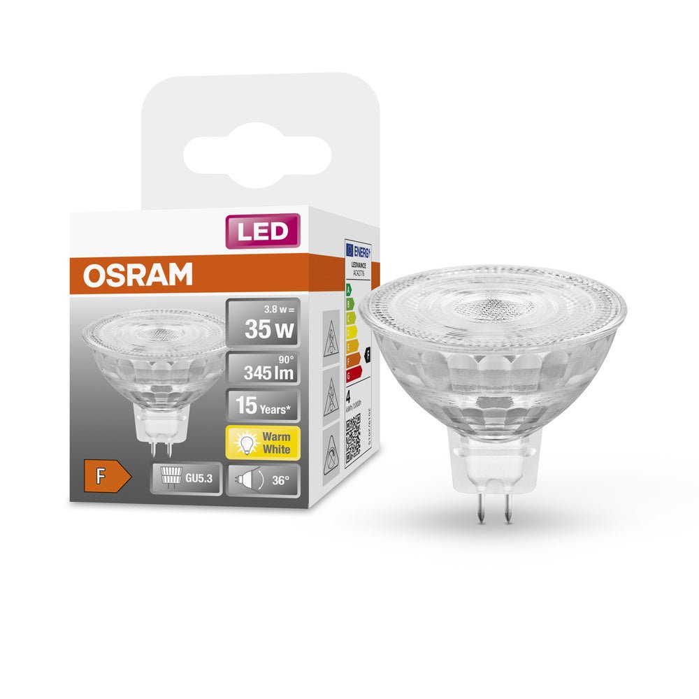Kvalitní LED bodovka GU5.3 3,8 W STAR, teplá bílá