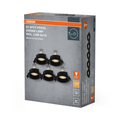 4058075853270 - LED bodové svítidlo, zapuštěné, 2.6W, Černé - Reflektor - Czechia LEDVANCE e - shop