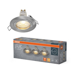 4058075853317 - LED bodové svítidlo, zapuštěné, 4.5W, Saténový nikl - Reflektor - Czechia LEDVANCE e - shop