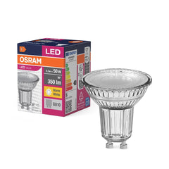 4058075521681 - LED bodovka GU10 4,3 W PAR16, teplá bílá, náhrada 50 W - Žárovka - Czechia LEDVANCE e-shop