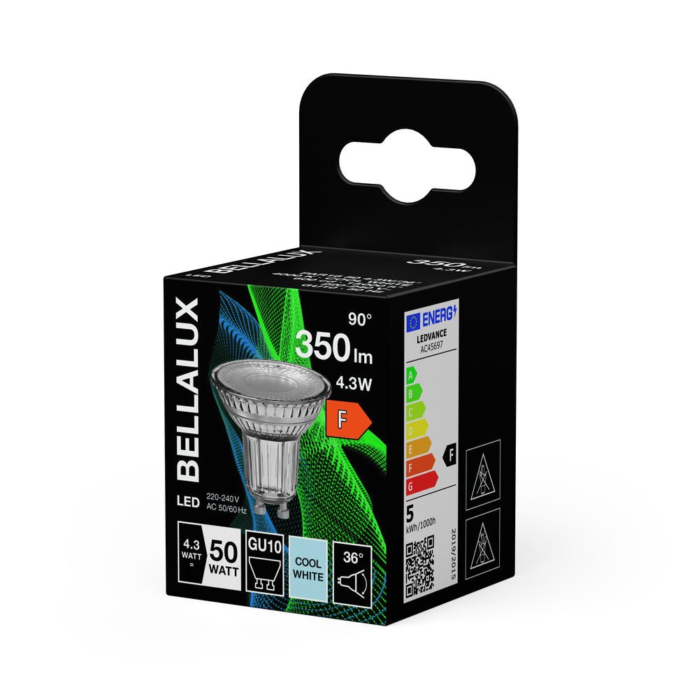 4058075112803 - LED bodovka GU10 4.3W PAR16 PIN, studená bílá - Žárovka - LEDVANCE e - shop