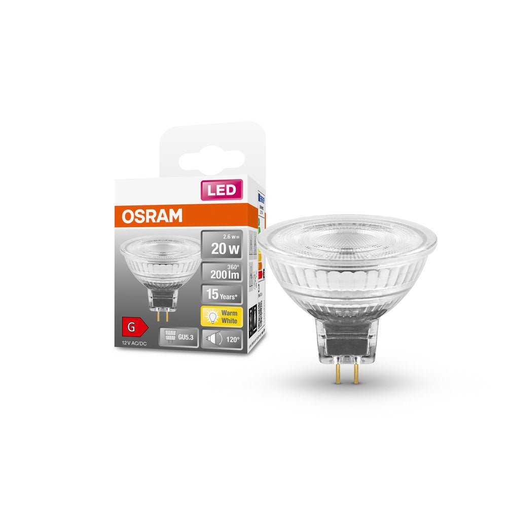 4099854098918 - LED bodovka GU5.3 STAR 2.6 W, teplá bílá - Žárovka - LEDVANCE e - shop