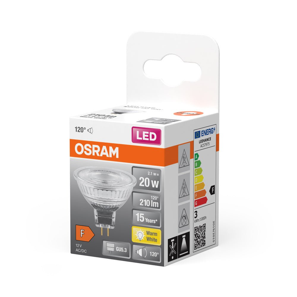 4099854098918 - LED bodovka GU5.3 STAR 2.6 W, teplá bílá - Žárovka - LEDVANCE e - shop