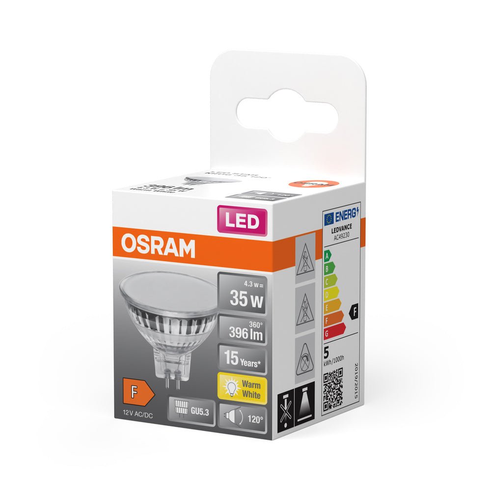 4099854098895 - LED bodovka GU5.3 STAR 4.3 W, teplá bílá - Žárovka - LEDVANCE e - shop