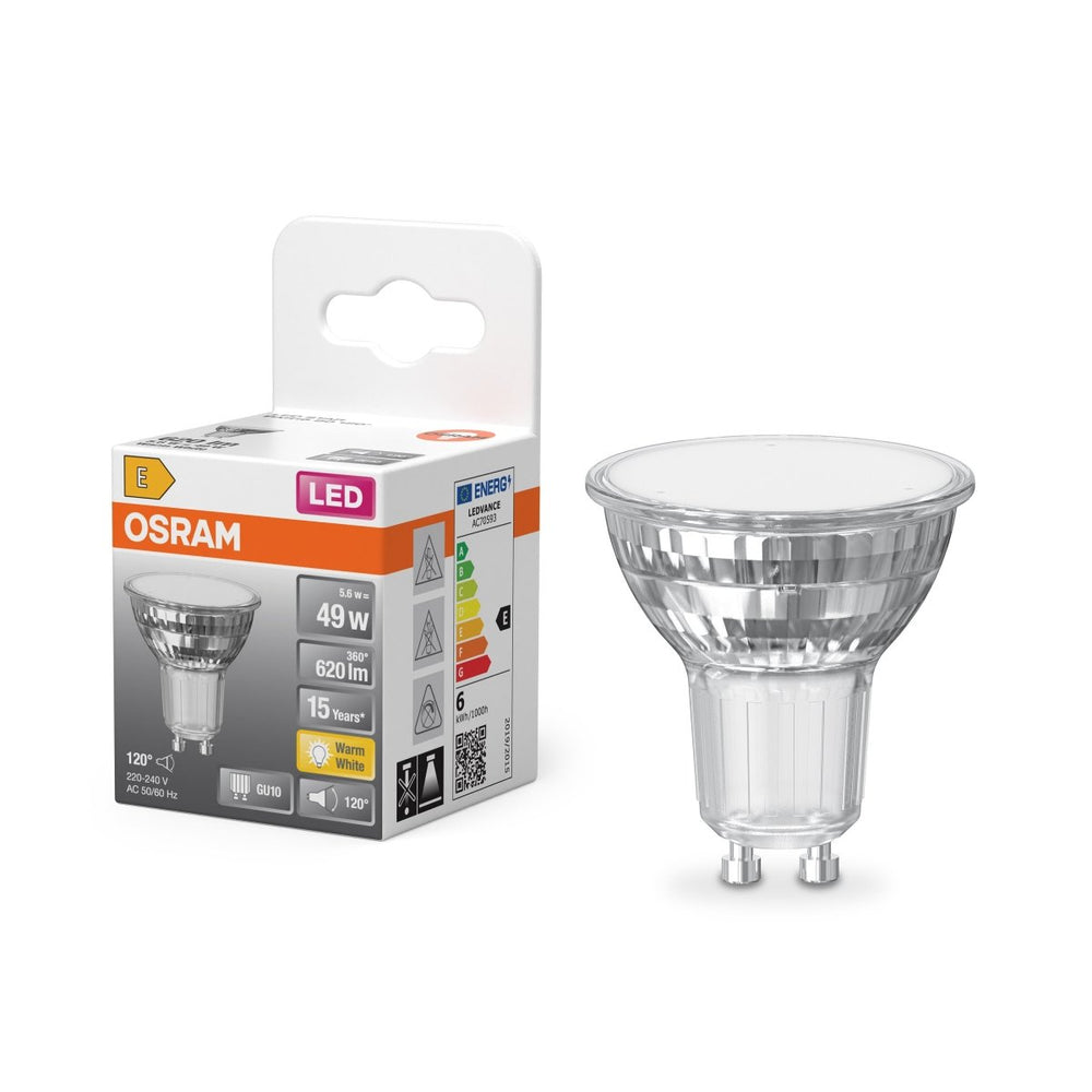 LED bodovkaU10 6,9 W STAR PAR16, teplá bílá OSRAM