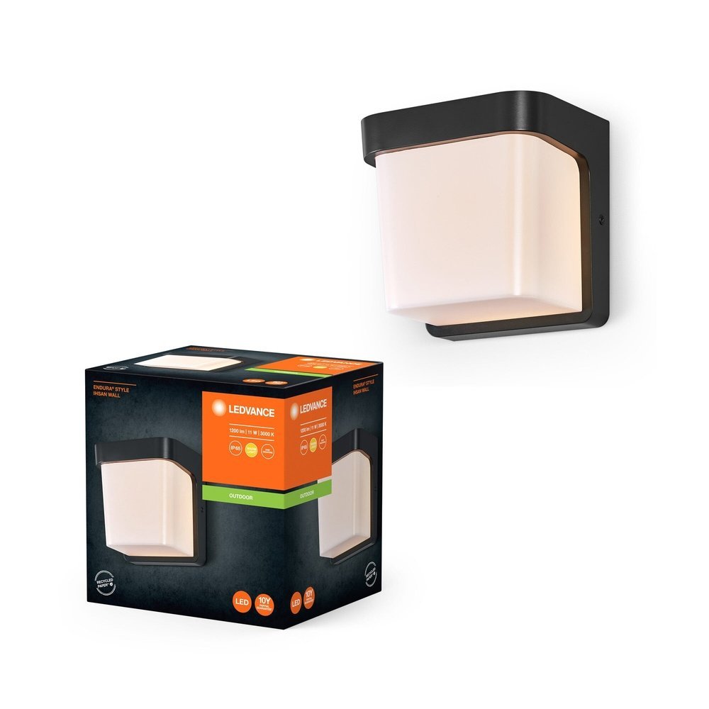 LED nástěnné svítidlo 11 W IP65 ENDURA IHSAN, teplá bílá