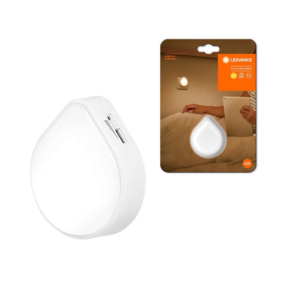 4058075759343 - LED orientační svítidlo LUNETTA RAINDROP, teplá bílá - Orientační svítidlo - LEDVANCE e - shop