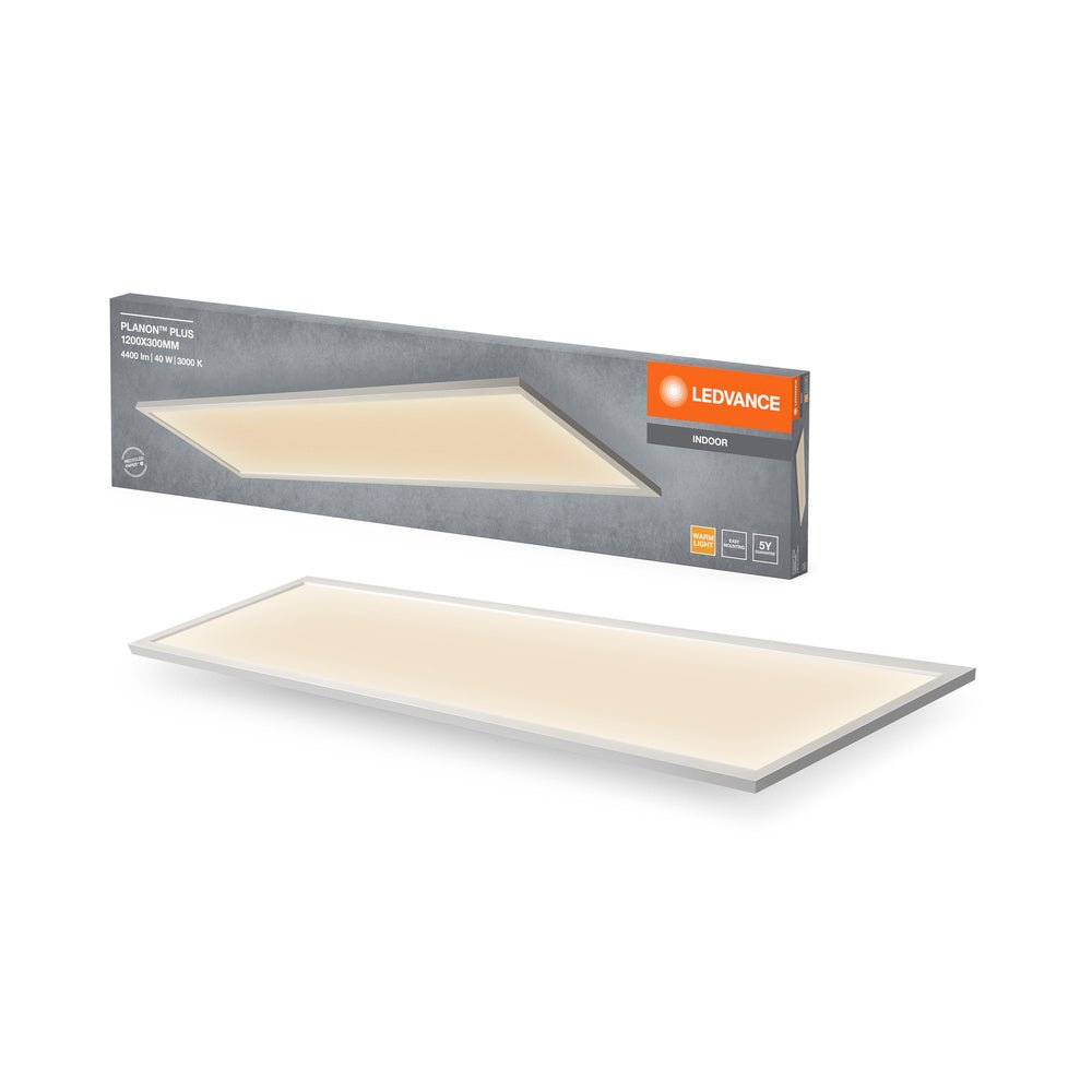 LED panel 3000 K PLANON PLUS 1200 x 300 mm, teplá bílá
