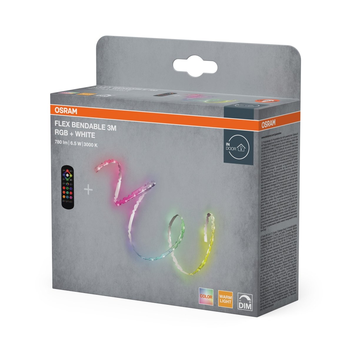 4099854448690 - LED pásek flexibilní Ohýbatelný 3M RGB, RGB/Teplá Bílá - LED pásek - Czechia LEDVANCE e - shop