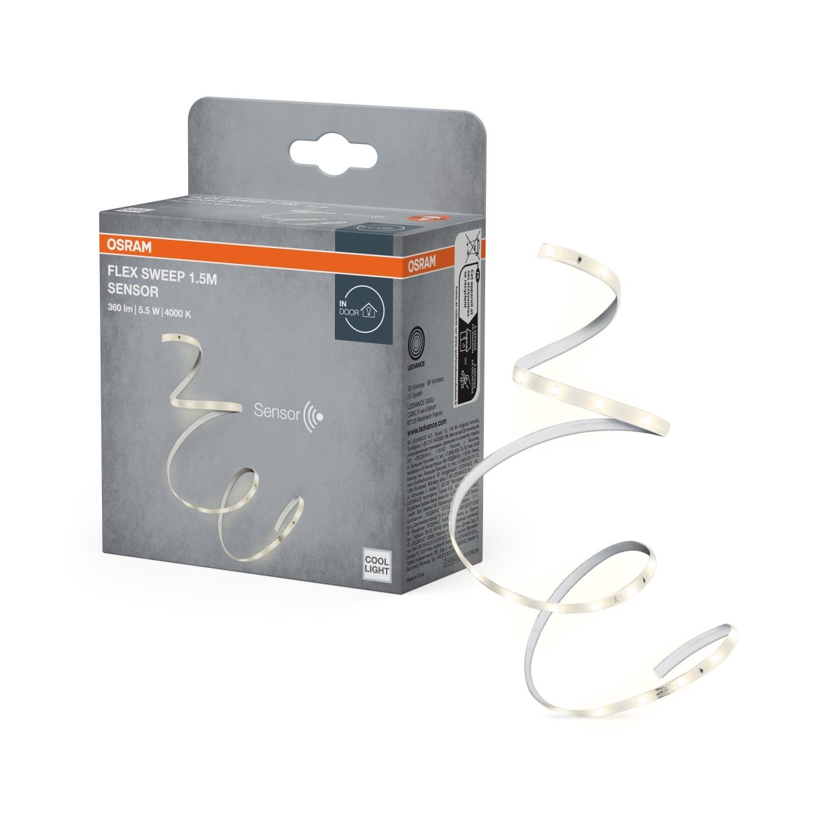 4099854448997 - LED pásek s bezdotykovým senzorem Sweep Sensor 1.5m, Studená Bílá - LED pásek - Czechia LEDVANCE e - shop
