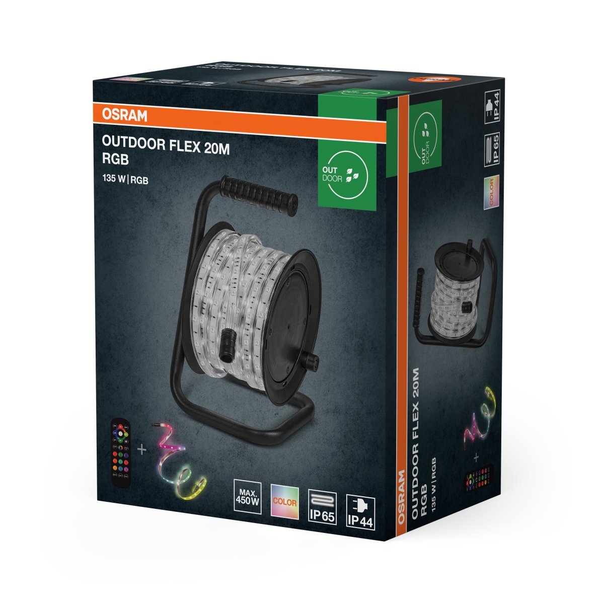 4099854449253 - LED pásek Venkovní Flex 20m RGB IP65 s dálkovým ovládáním - LED pásek - Czechia LEDVANCE e - shop
