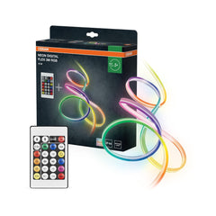 4099854449055 - LED pásek Venkovní Neon Digital Flex 3m RGB IP44 s dálkovým ovládáním - LED pásek - Czechia LEDVANCE e - shop