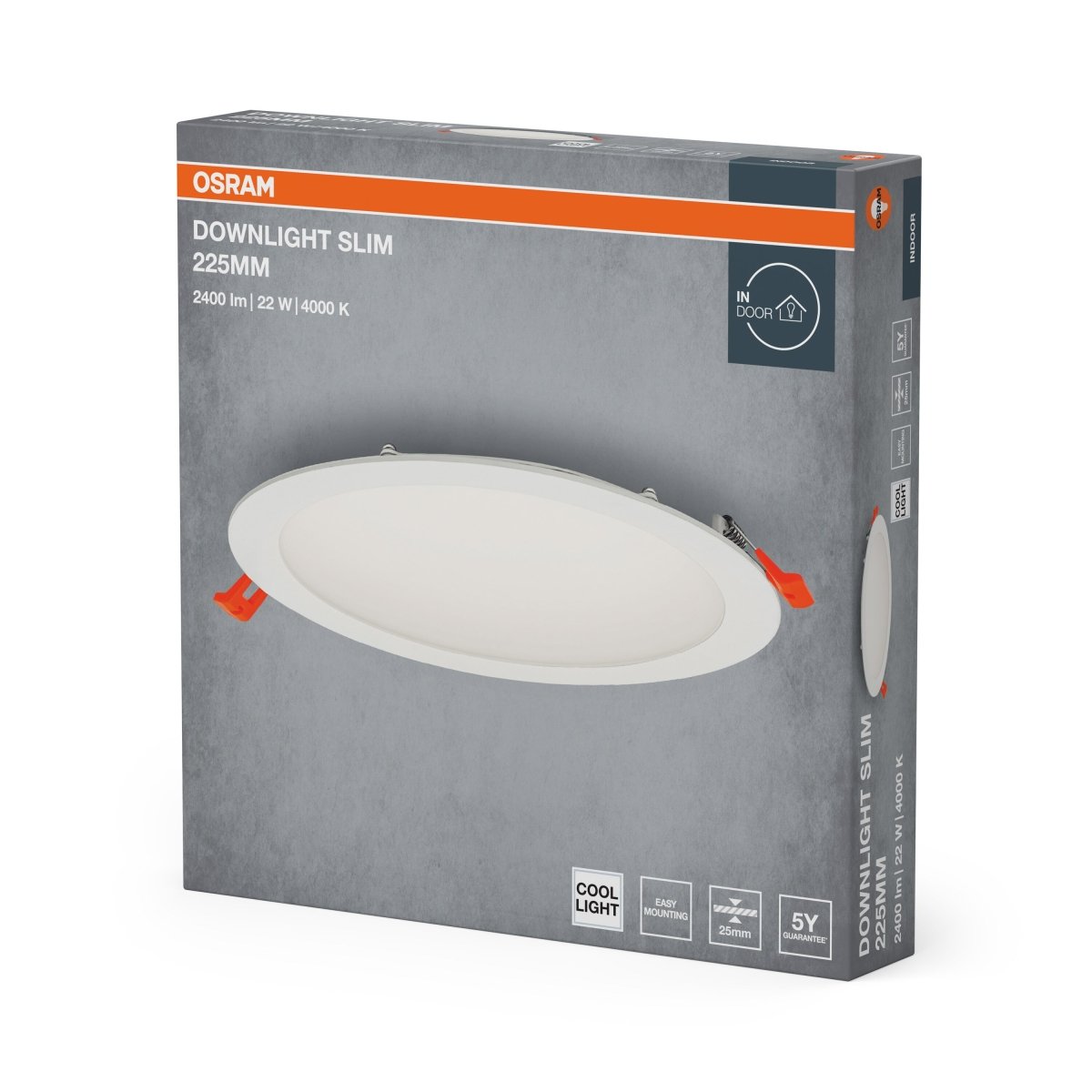 4099854445804 - LED podhledové svítidlo 22W DOWNLIGHT 225 nastavitelná bílá OSRAM - Podhledové svítidlo - LEDVANCE e - shop