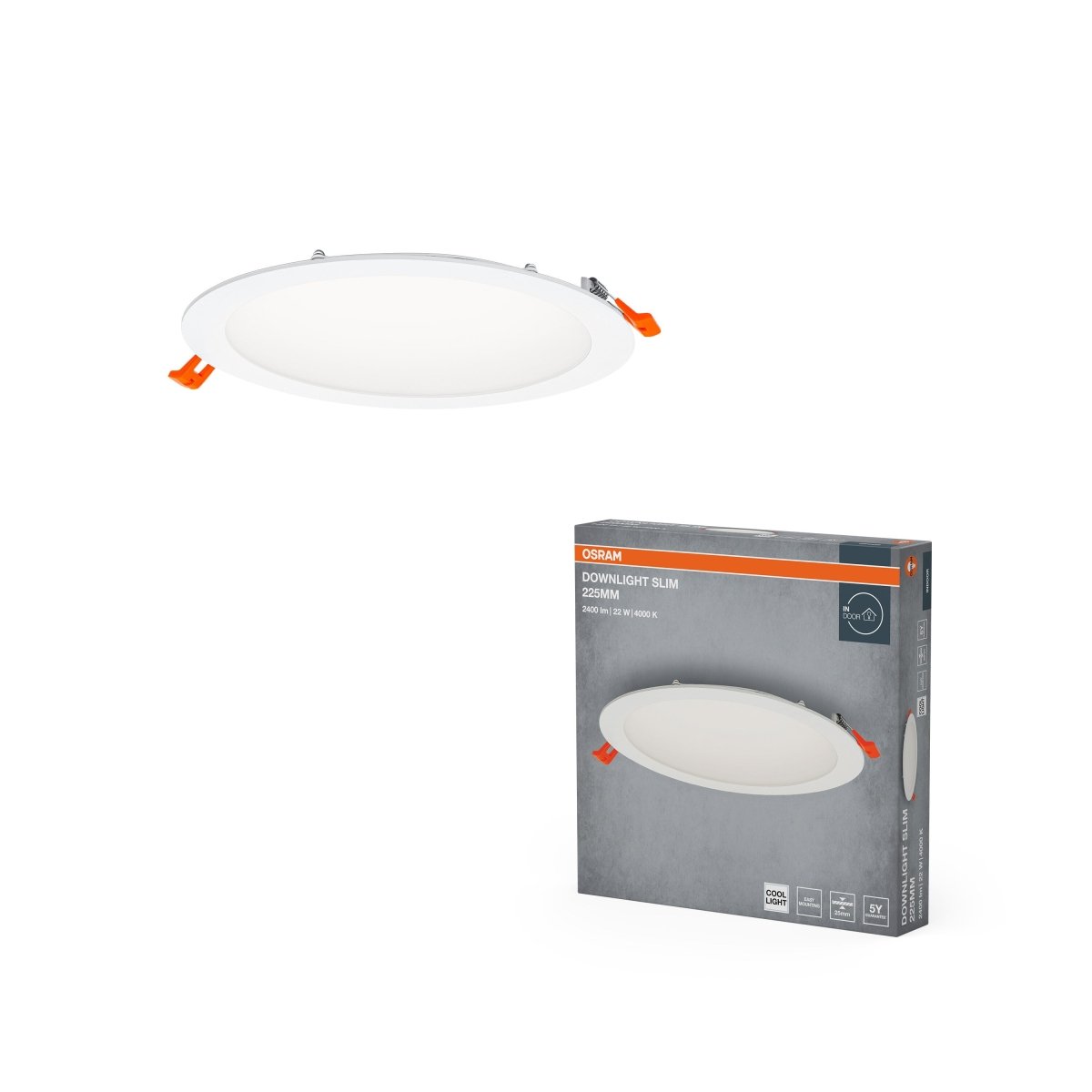 4099854445804 - LED podhledové svítidlo 22W DOWNLIGHT 225 nastavitelná bílá OSRAM - Podhledové svítidlo - LEDVANCE e - shop