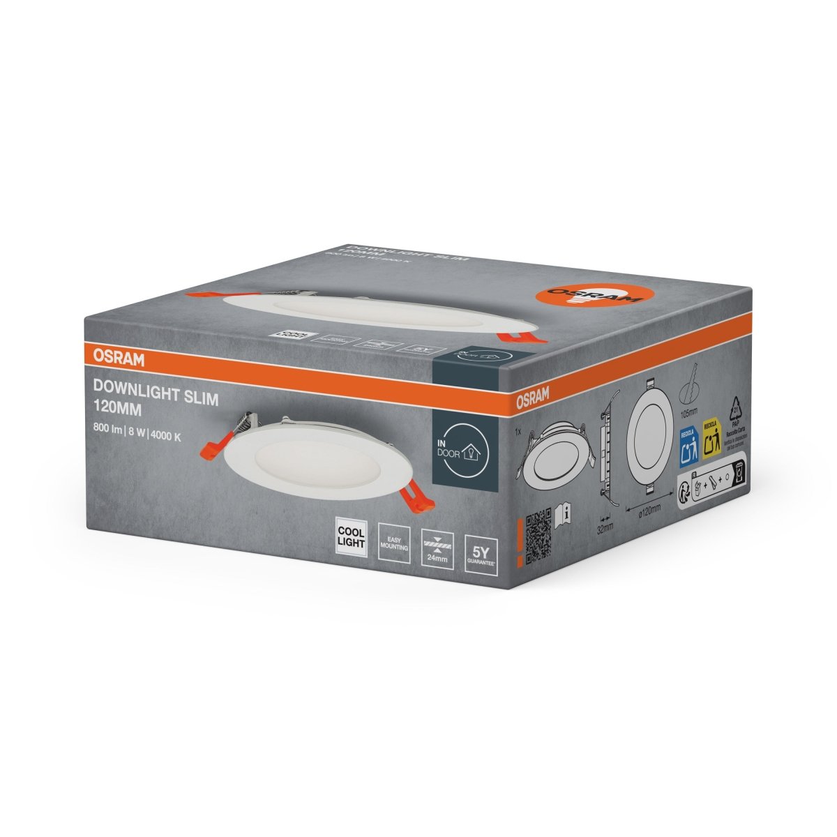 4099854445156 - LED podhledové svítidlo DOWNLIGHT 120, nastavitelná bílá OSRAM - Podhledové svítidlo - LEDVANCE e - shop