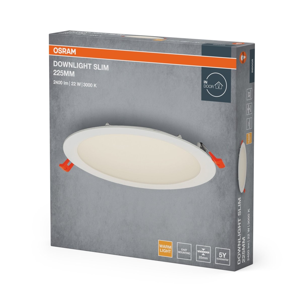4099854444968 - LED podhledové svítidlo DOWNLIGHT 225 Slim, teplá bílá OSRAM - Podhledové svítidlo - LEDVANCE e - shop