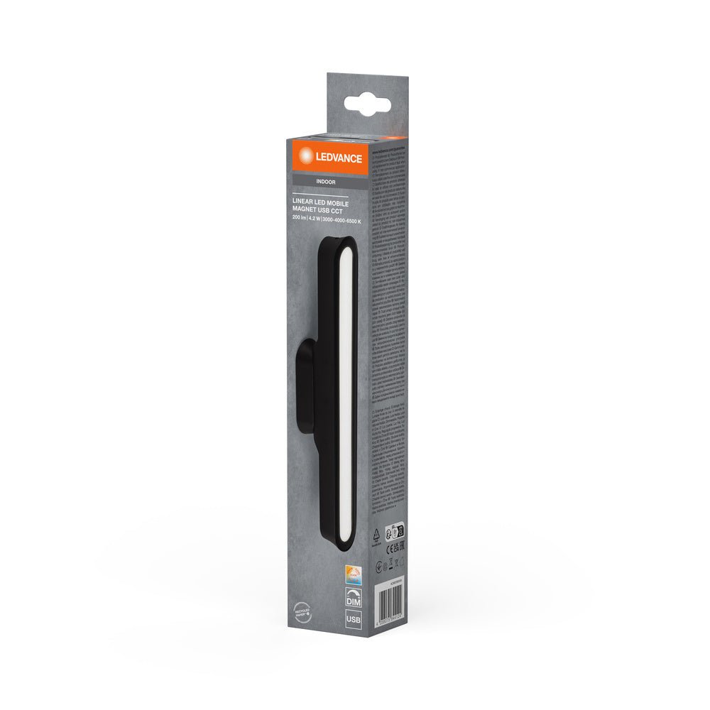 4058075844124 - LED podlinkové svítidlo černé 4.2W USB LINEAR, laditelná bílá - Podlinkové svítidlo - LEDVANCE e - shop