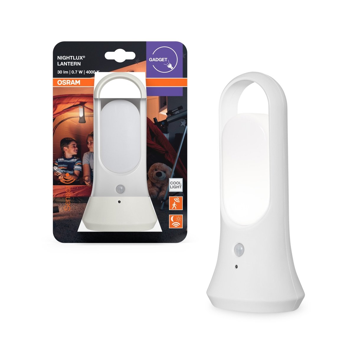 4099854530876 - LED přenosné světlo NIGHTLUX MOBILE LANTERN studená bílá OSRAM - Orientační svítidlo - LEDVANCE e - shop