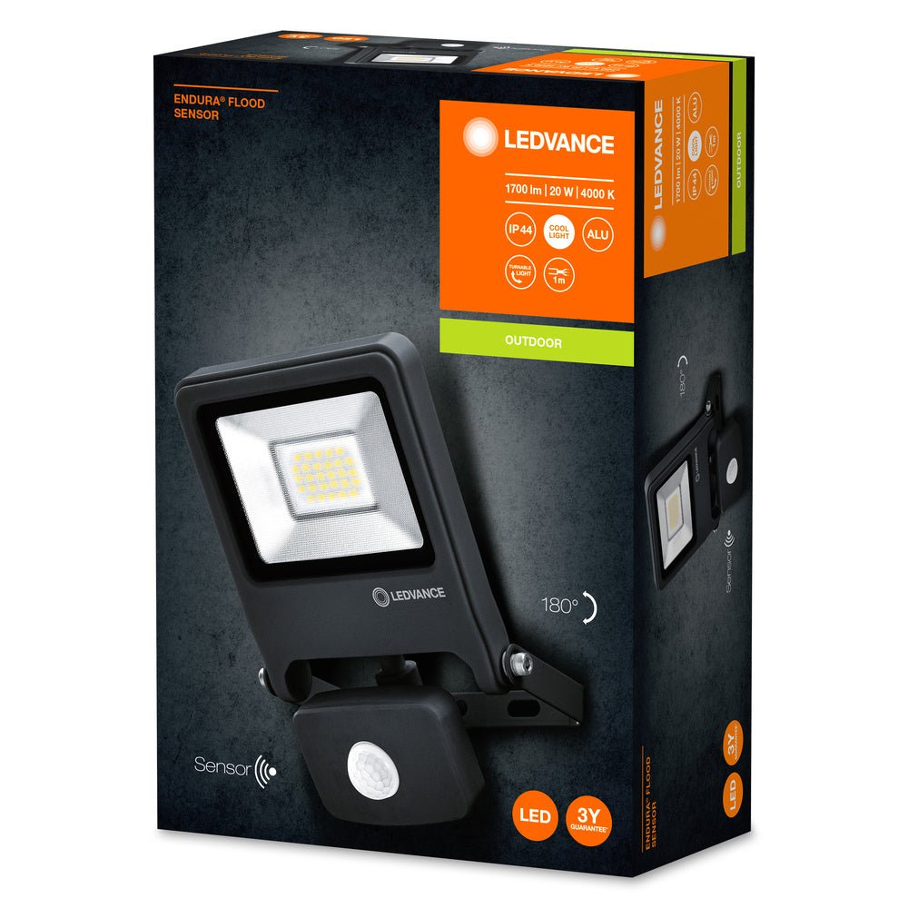 4058075206748 - LED reflektor se senzorem IP44 20 W ENDURA studená bílá - Reflektor - LEDVANCE e - shop
