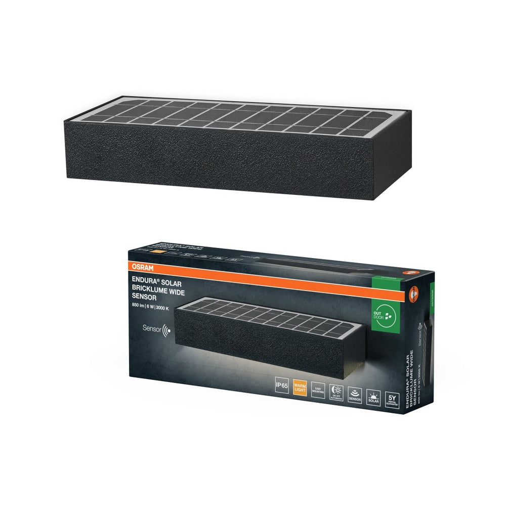 LED Solární 6 W Teplá bílá 230 mm
