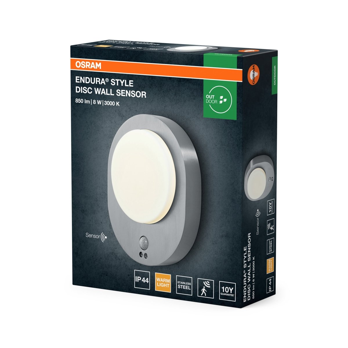 4099854461439 - LED Solární 8 W Teplá bílá 244 mm - Solární - LEDVANCE e - shop