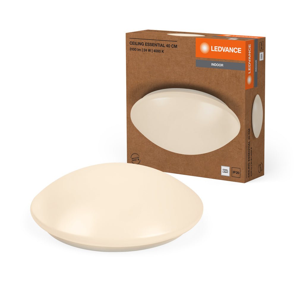 4099854003134 - LED stropní svítidlo 40 IP20 CEILING ESSENTIAL, studená bílá - Stropní svítidlo - LEDVANCE e - shop