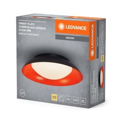 4099854285899 - LED stropní svítidlo černá + oranžová 310mm ORBIS, teplá bílá - Stropní svítidlo - LEDVANCE e - shop